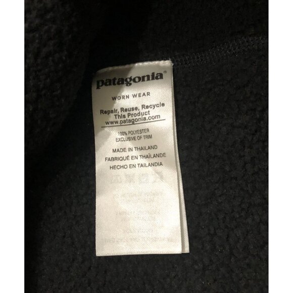 Patagonia Womens Small Black Better Sweater Full Zip Fleece Jacket - Picture 5 of 8